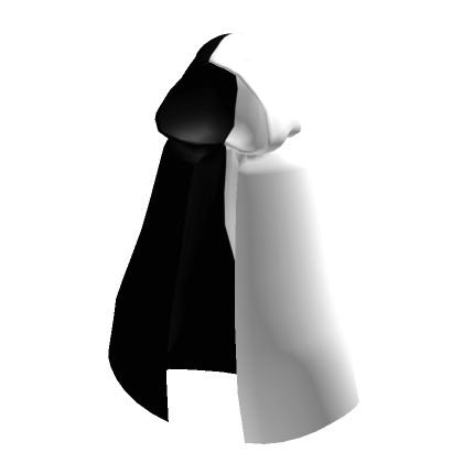 Roblox Item 🍬 Half Black White Cloak 🍬