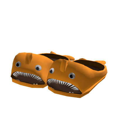 Roblox Item 🦈🦈 Yellow Baby Shark Slippers 