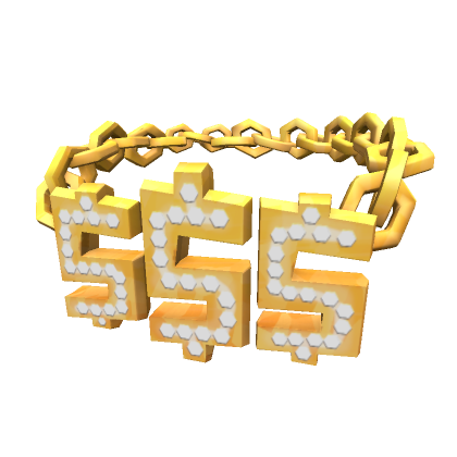 Gold $$$ Bling Chain | Roblox Item - Rolimon's