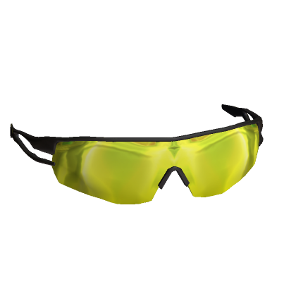 Roblox Item yellow tactical sunglasses