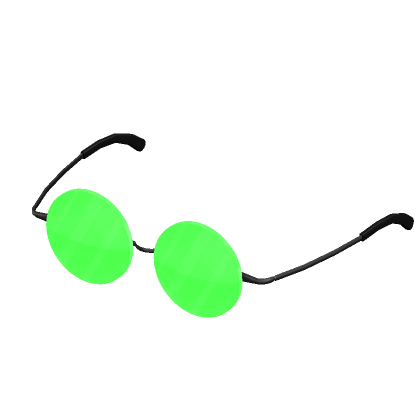 Roblox Item Green Round Neon Shades