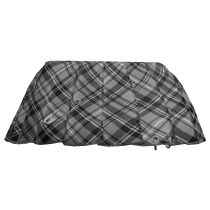 Grey plaid skirt roblox cheap
