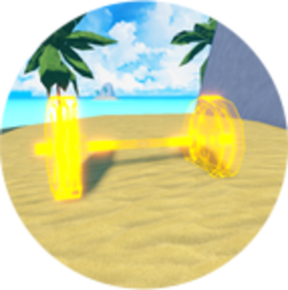 Transparent Yellow Weight - Roblox