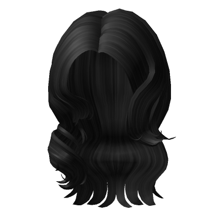 Pretty long black hair - Roblox