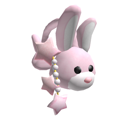 Roblox Item Pink Fluffy Bunny Earmuffs