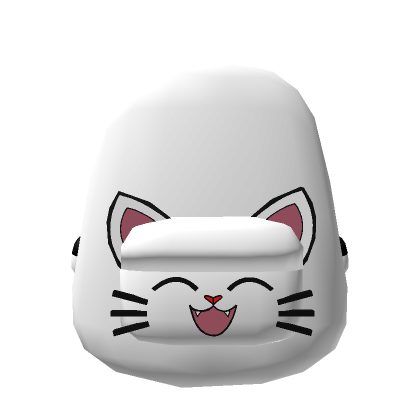 White Cat Backpack Roblox Item Rolimon s