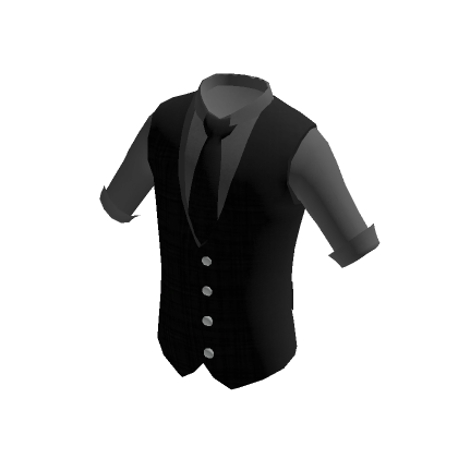 Gray Shirt & Formal Black Vest | Roblox Item - Rolimon'S