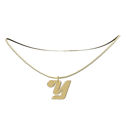 Y: Initial Necklace | Roblox Item - Rolimon's