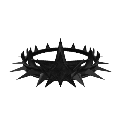 Spikey Black Void Crown's Code & Price - RblxTrade
