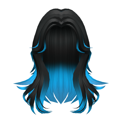 Pretty long blue hair's Code & Price - RblxTrade