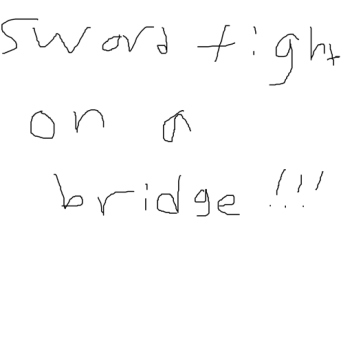 Sword Fight On A Bridge Simulator