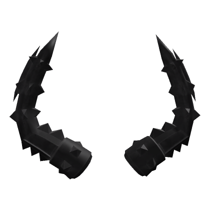 Dark Spiked Dispair Horns | Roblox Item - Rolimon's