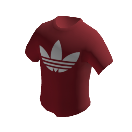 adidas Red Trefoil Studio Tee Roblox Item Rolimon s