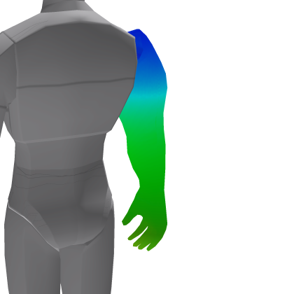Glowing Rainbow GigaChad - Right Arm