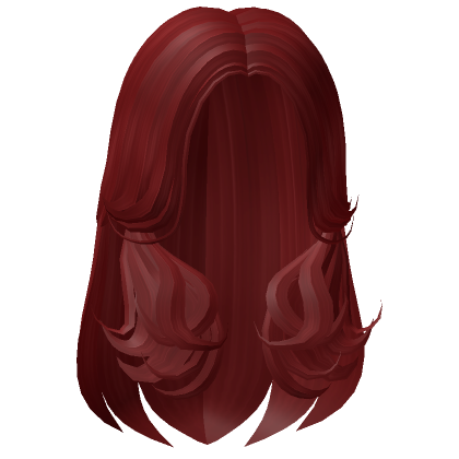 Cute Layered Hair Red | Roblox Item - Rolimon's