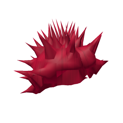 Red Spiky Hair Demured | Roblox Item - Rolimon's