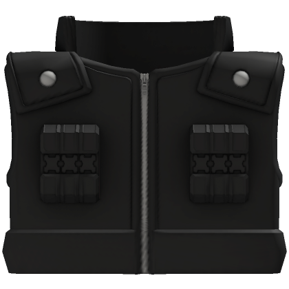 Shinobi Black Jonin Flak Vest | Roblox Item - Rolimon's