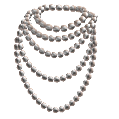 Hanging pearl necklace deals