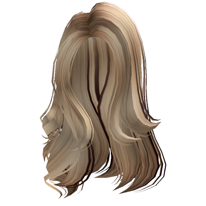 Paradise Side Swept Hairstyle in Black Streaks | Roblox Item - Rolimon's