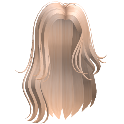 Messy Wavy Hair Blonde  Roblox Item - Rolimon's
