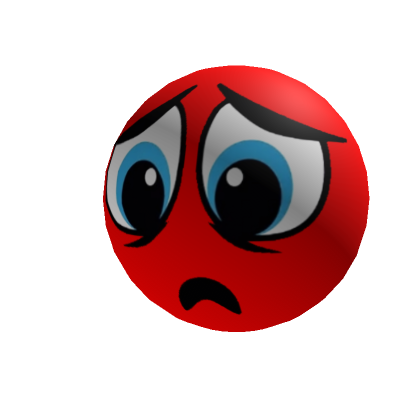 sad red ball head | Roblox Item - Rolimon's