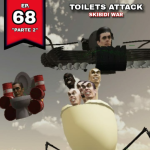 JOGUEI o SKIBIDI TOILET JOGO OFICIAL! Skibidi War - Toilets Attack 