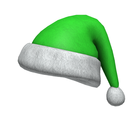 Lime green cheap santa hat