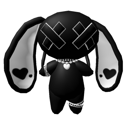 3.0 Black emo goth bunny backpack