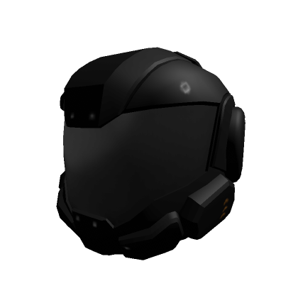 Black Futuristic military soldier helmet | Roblox Item - Rolimon's