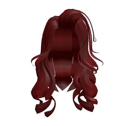 Red Curly Girl Hair - Roblox