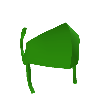 Roblox Item GREEN VIKING VALK HELMET (FIT ONLY TO SMALL HEADS)