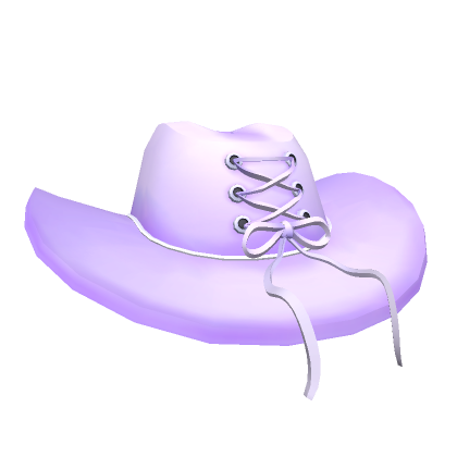 Purple & Blue Aesthetic Preppy Cowgirl Hat's Code & Price - RblxTrade