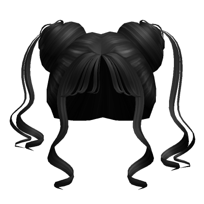 Black Hair Bun  Roblox Item - Rolimon's