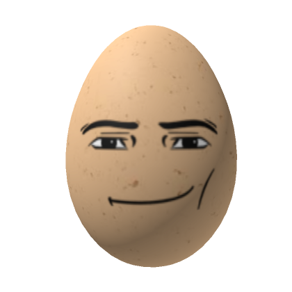 Egg. #egg #with #roblox #man #face