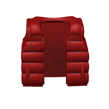 Roblox Item Red Puffer Vest 1.0