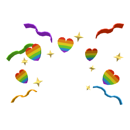 Roblox Item Pride Confetti - Rainbow