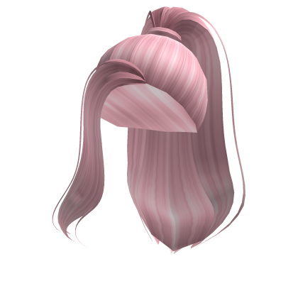 Roblox Item High Pink Retro Ponytail