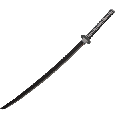 Roblox Item white back katana sword 