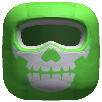 Roblox Item Green Skull Ski Mask