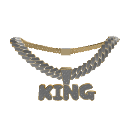 Iced Out Gold King Chain Roblox Item Rolimon s