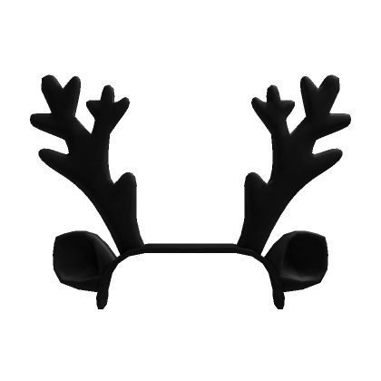 Roblox Item Black Headband Antlers
