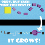 Obby, but each time you beat it, it grows!