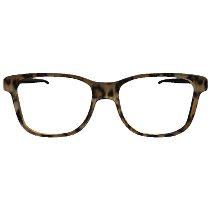 Gyaru Cheetah Print Glasses's Code & Price - RblxTrade