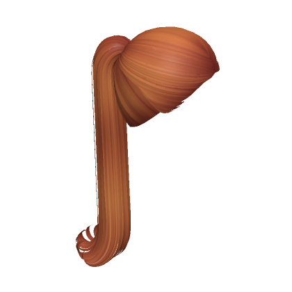 Roblox Item Slicked Posh Ponytail in Ginger