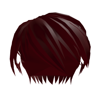 Roblox Item Red Anime Hair