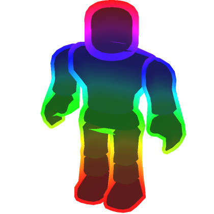 (Robloxian 2.0) Rainbow Outline Full Avatar - Roblox