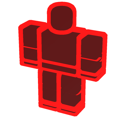 Red Anime Outline Head  Roblox Item - Rolimon's