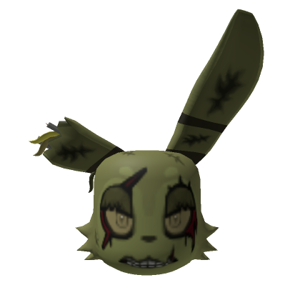 Roblox Item Spring-locked Zombie Rabbit Head