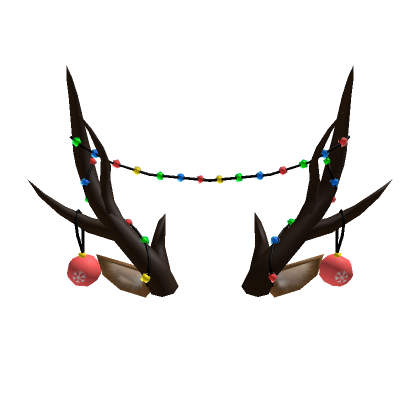 Roblox Item Decorated Reindeer Antlers