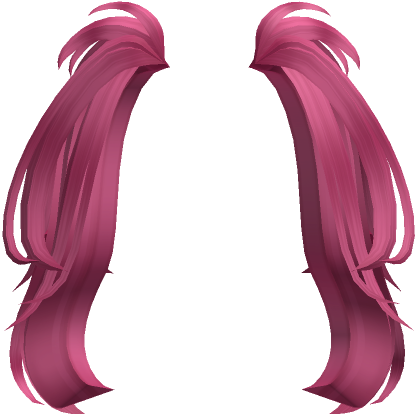 Layered Pigtail Extensions in Hot Pink | Roblox Item - Rolimon's